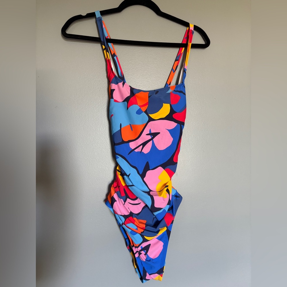 Nautica Blue and Pink Floral Kids Bodysuit